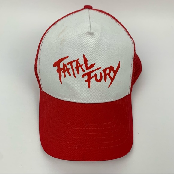Fatal Fury Hat SNK Neo Geo SnapBack Official Terry Bogard Vintage Trucker Cap - Picture 1 of 7